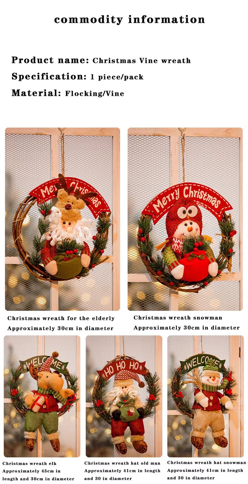 Corona decorativa de Navidad · referencia de imagen 13