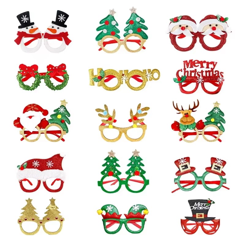 Gafas navideñas con purpurina · referencia de imagen 2