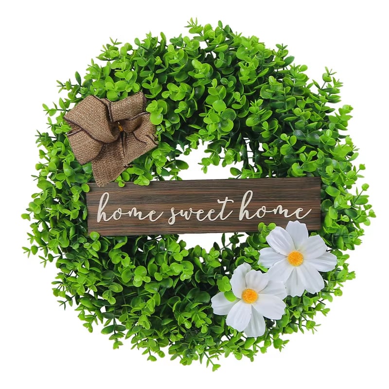 Corona para puerta Home Sweet Home · referencia de imagen 6