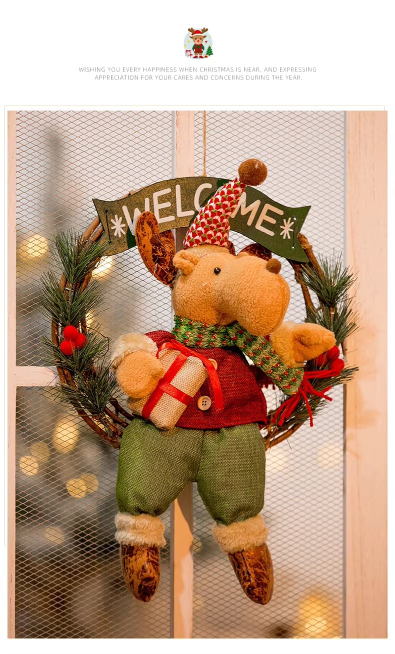Corona decorativa de Navidad · referencia de imagen 2