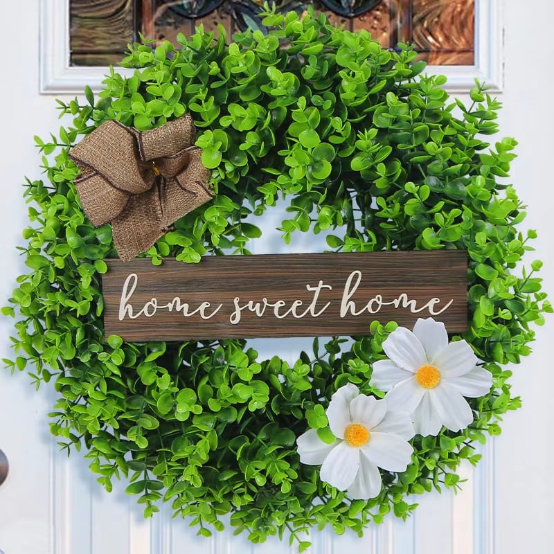 Corona para puerta Home Sweet Home · referencia de imagen 5