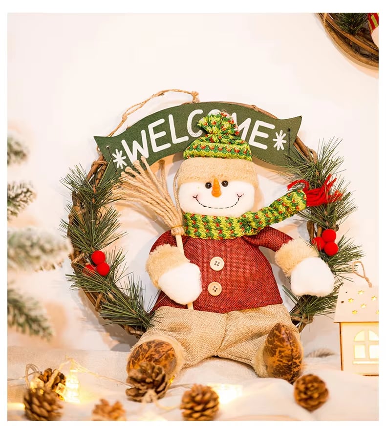 Corona decorativa de Navidad · referencia de imagen 8