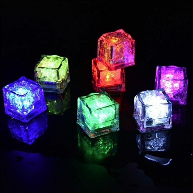 Cubitos LED arcoíris para bares 4