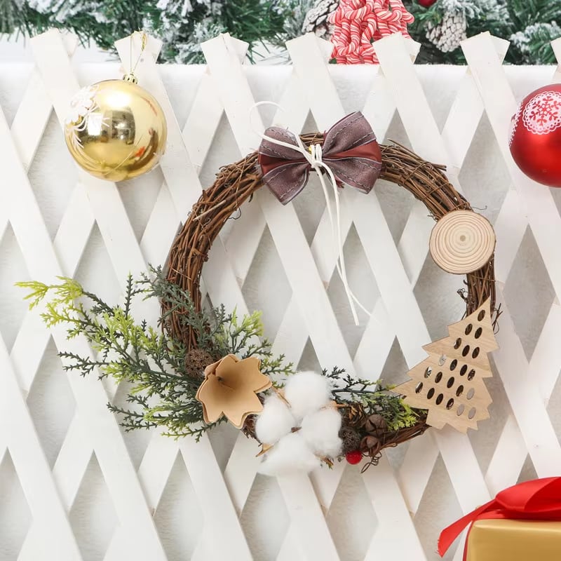 Colección de coronas navideñas estilo pino · referencia de imagen 4