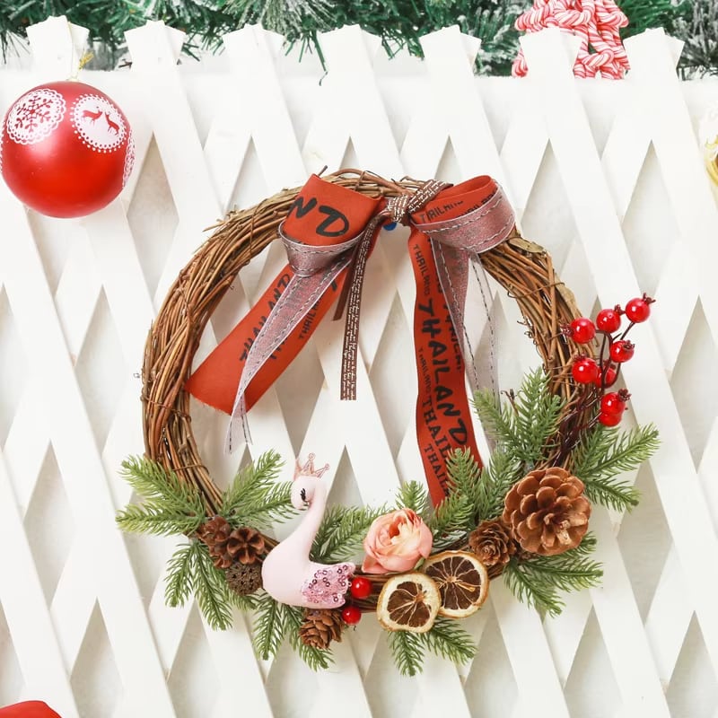 Colección de coronas navideñas estilo pino · referencia de imagen 8