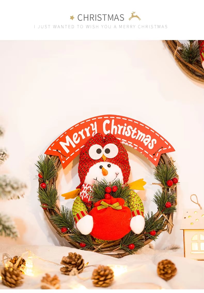 Corona decorativa de Navidad · referencia de imagen 10