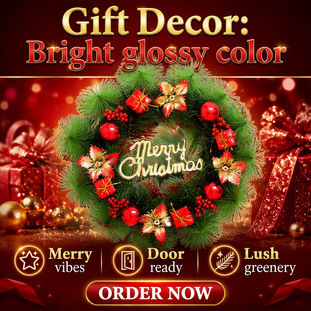 Corona decorativa de Navidad 4