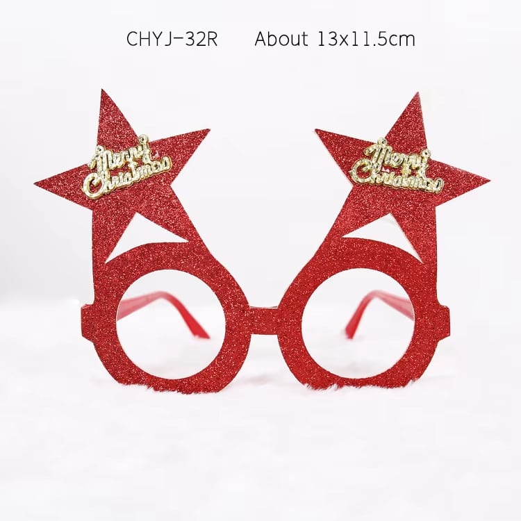 Gafas de Papá Noel, reno y muñeco de nieve · referencia de imagen 8