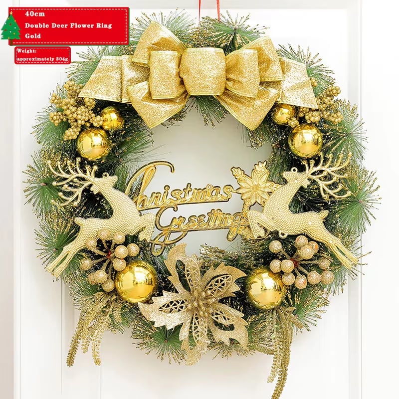 Corona decorativa de Navidad · referencia de imagen 3