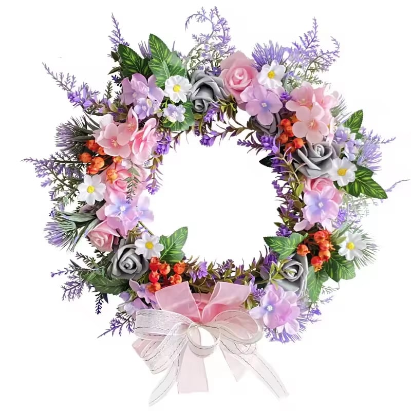 Colección de coronas navideñas estilo pino · referencia de imagen 9