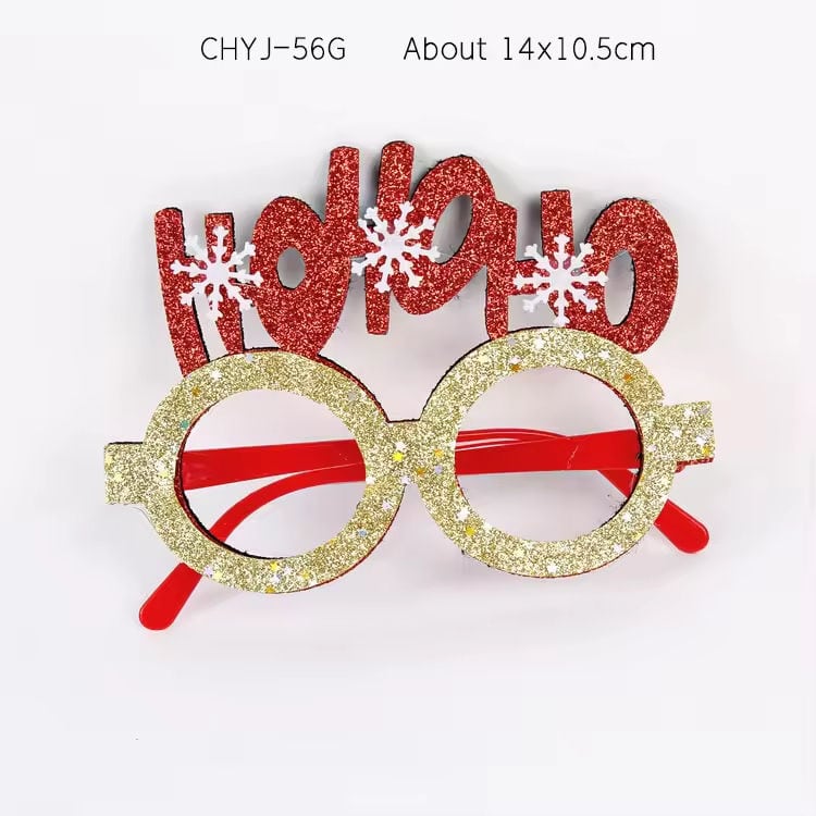 Gafas con letras Merry Christmas 6