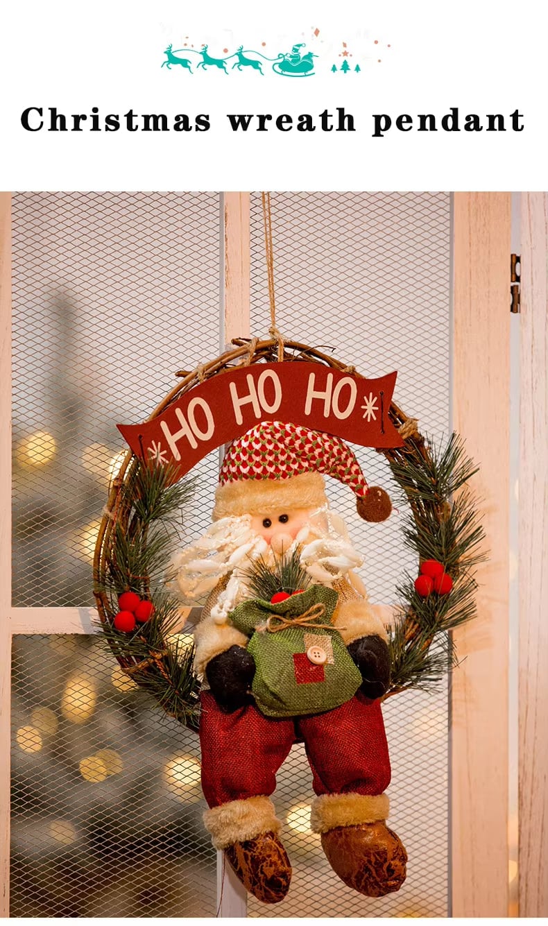 Corona decorativa de Navidad · referencia de imagen 9