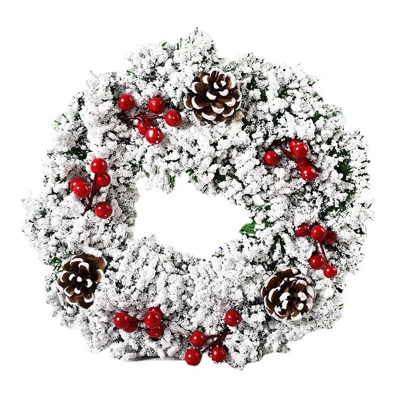 Colección de coronas navideñas estilo pino · referencia de imagen 10