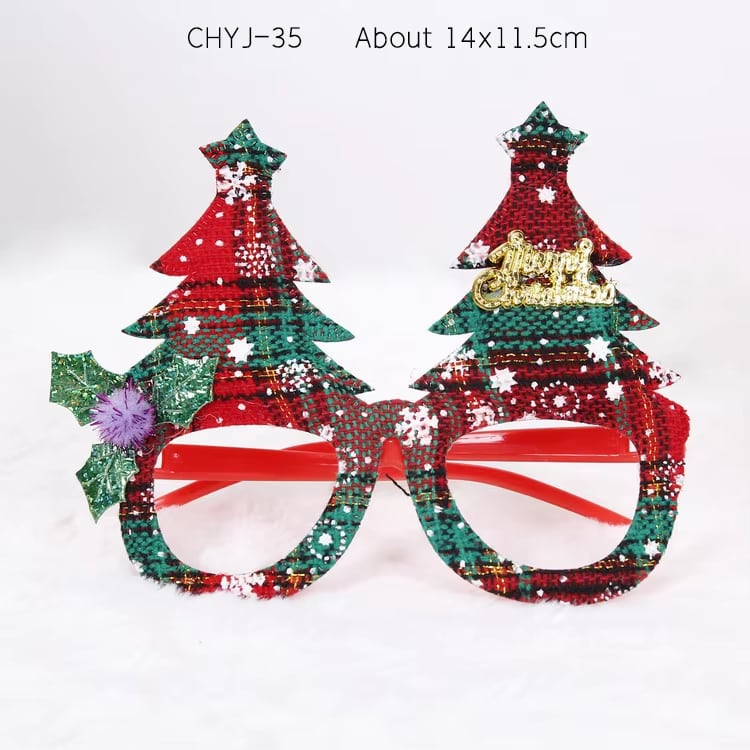 Gafas de Papá Noel, reno y muñeco de nieve · referencia de imagen 11