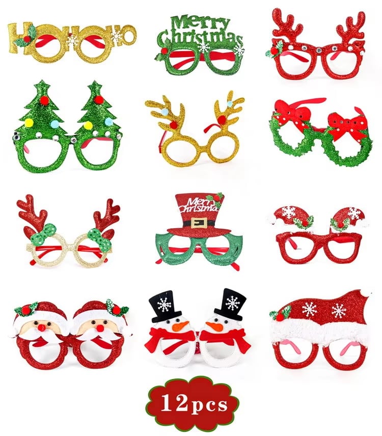 Colección de gafas navideñas de fantasía · referencia de imagen 2