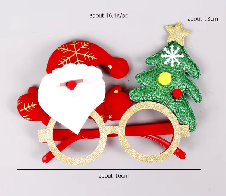 Gafas navideñas para fotos · referencia de imagen 4