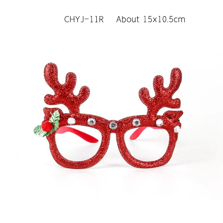 Gafas de Papá Noel, reno y muñeco de nieve · referencia de imagen 3