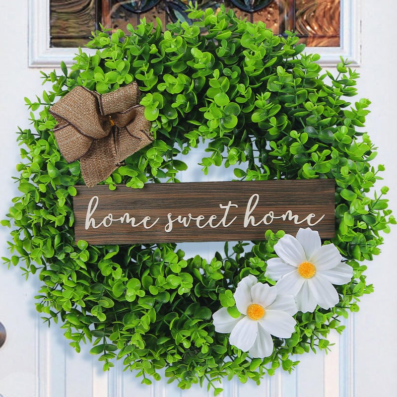 Corona para puerta Home Sweet Home 4