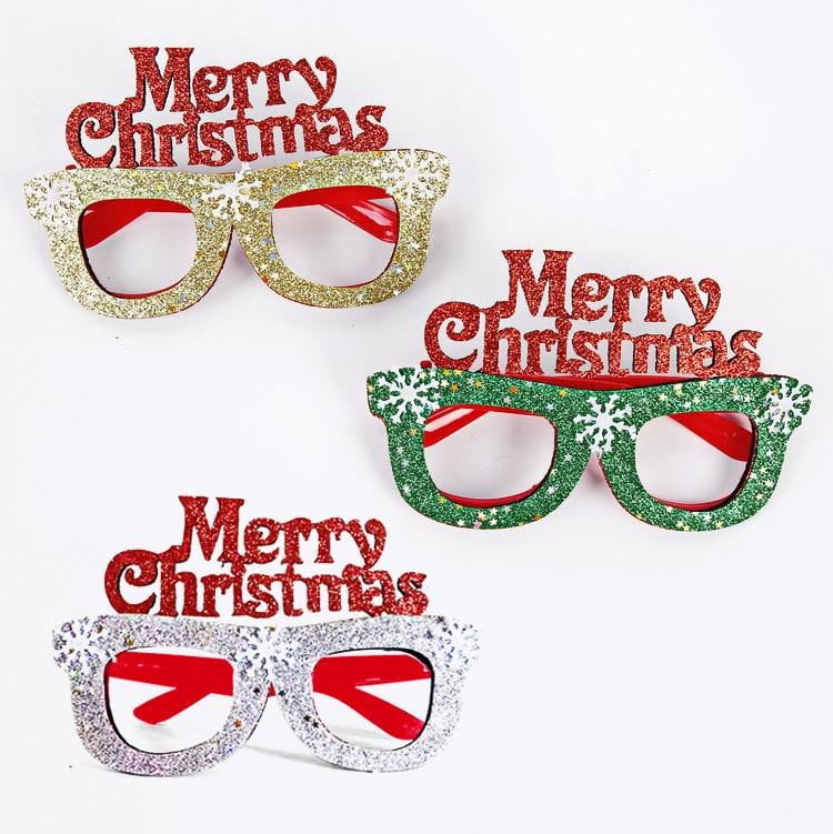Gafas con letras Merry Christmas 2