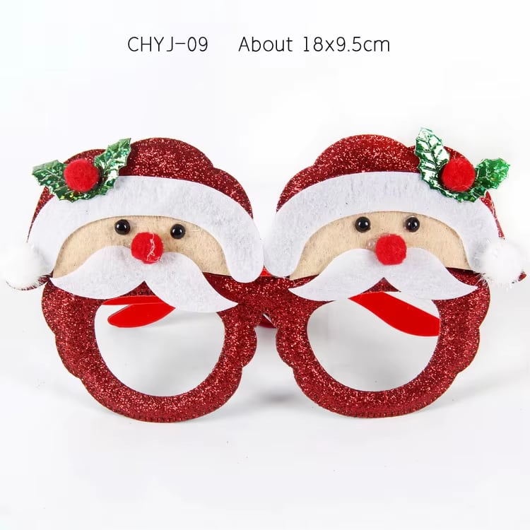 Gafas de Papá Noel, reno y muñeco de nieve · referencia de imagen 1