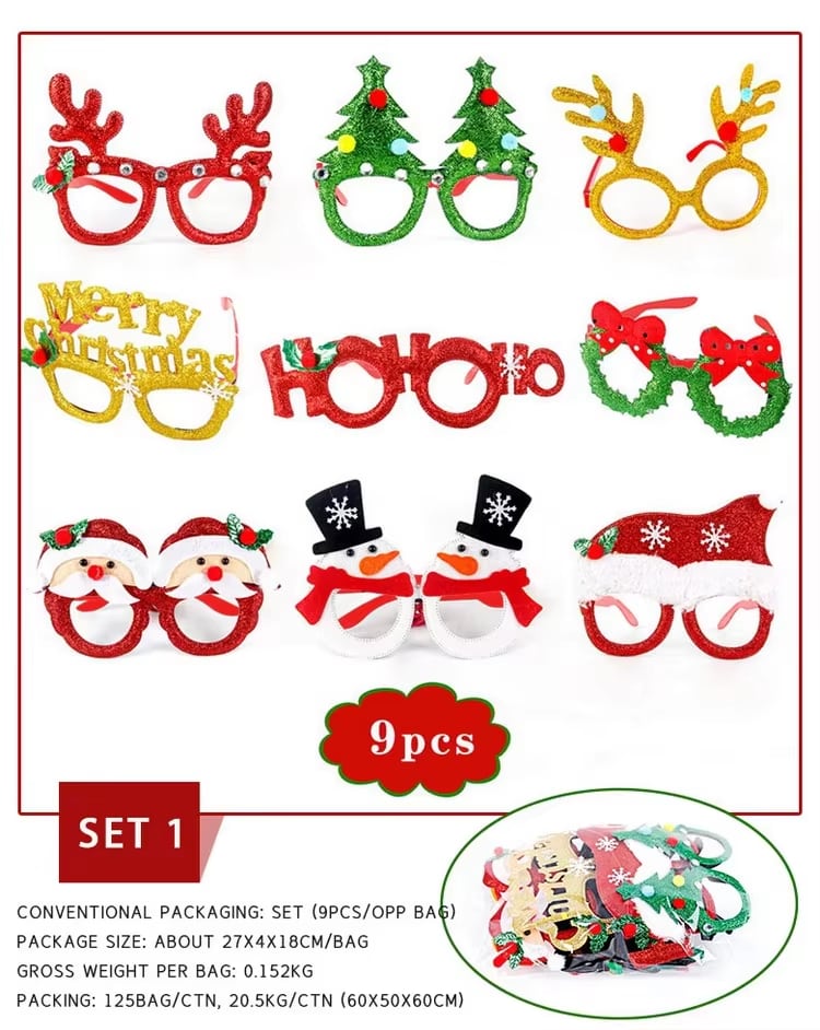 Colección de gafas navideñas de fantasía · referencia de imagen 7