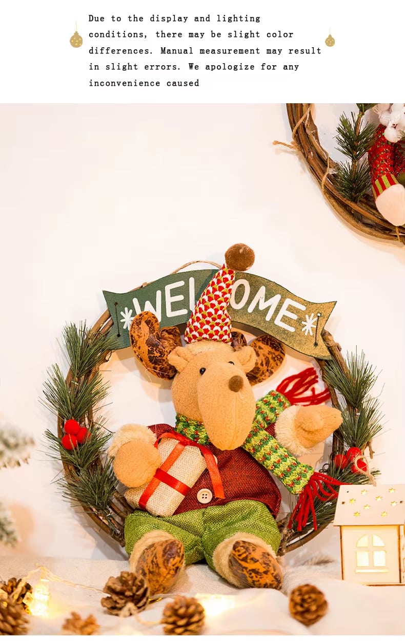 Corona decorativa de Navidad · referencia de imagen 3