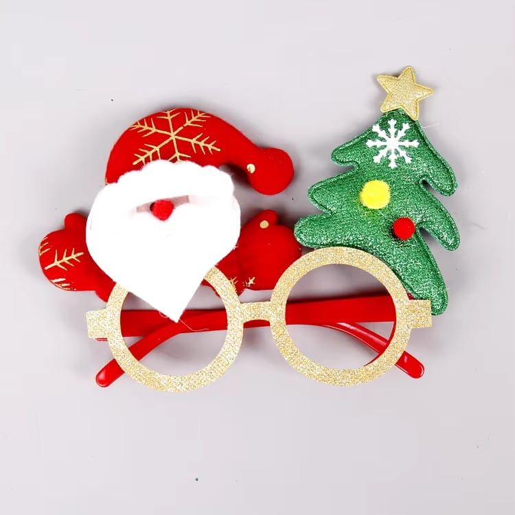 Gafas navideñas para fotos · referencia de imagen 1