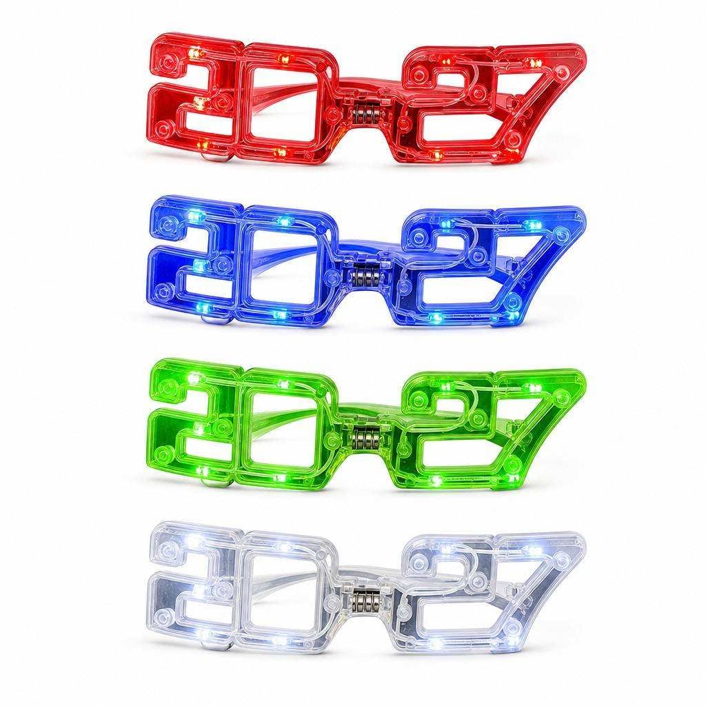 LED 2027 New Year Glasses